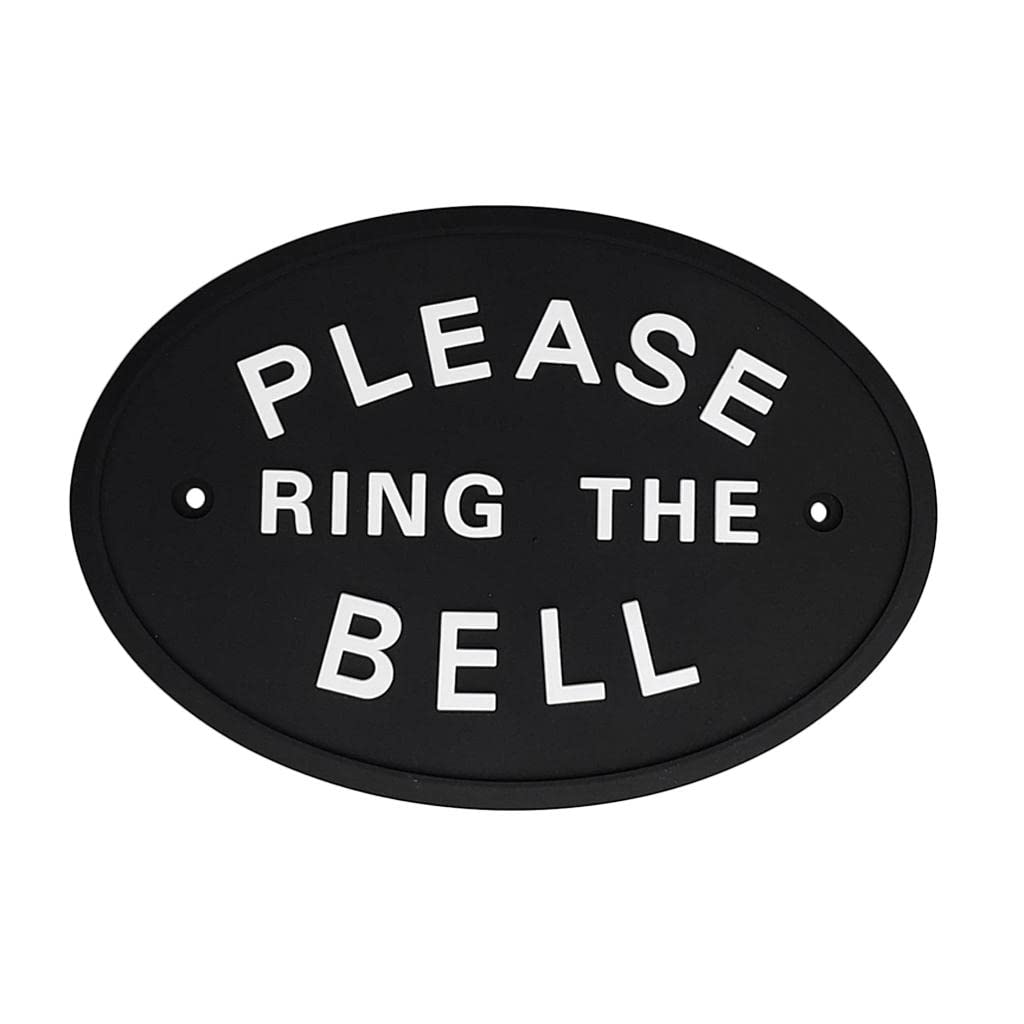 1 Piece Silver Please Ring The Bell House Plaque Sign Garden 12.2 x 9 x 0.4cm | Home & Garden | Yard, Garden & Outdoor Living | Garden D?©cor | Other Garden D?©cor-image-48