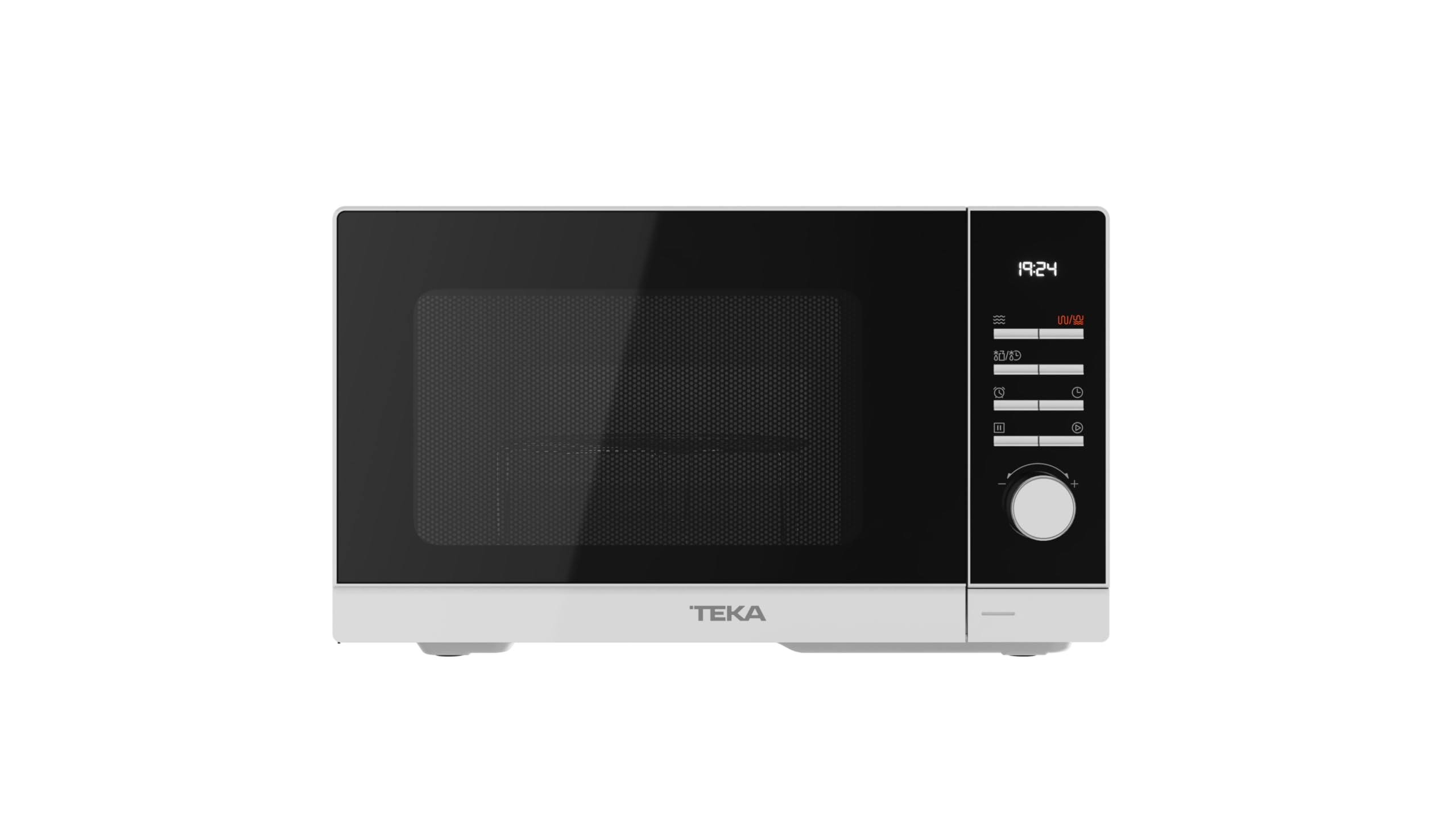 Teka MWE FS25 G WH- Microondas de Libre Instalación con Grill, Capacidad 25 L, 5 Niveles de Potencia, Salida 900 W, Microondas con Grill 25 L, con Plato Giratorio 28.8 cm, Color Blanco