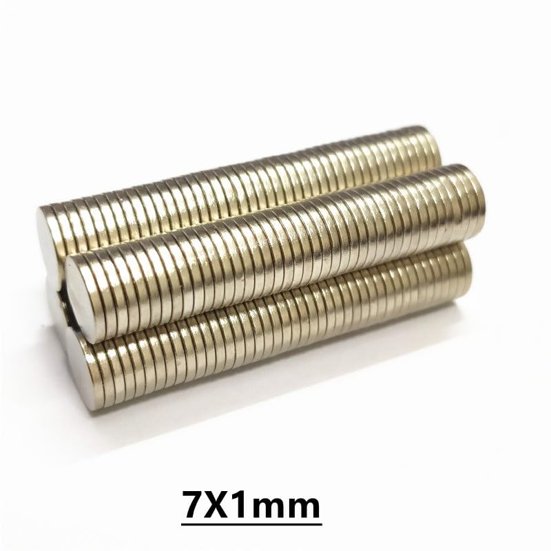 Neodymium Disc D7x1 mm Super Rare Earth 7x1 Small Round Dia 7 * 1 D7*1mm(80pcs)