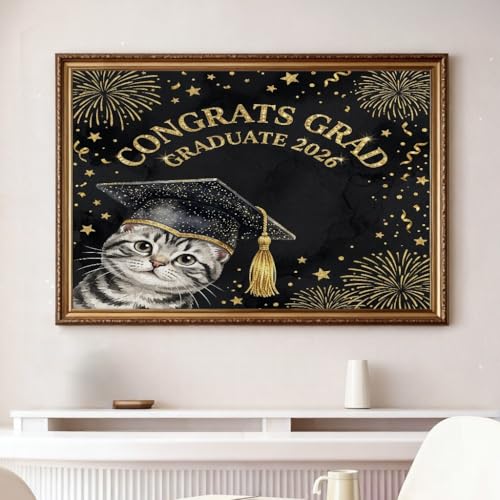 Rompecabezas de 1000 piezas de madera con diseño de gato graduado para decoración 4
