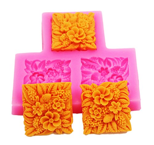 Longzang mini flowers F0016 Fondant Mold Silicone Sugar mini mold Craft Molds DIY Cake Decorating