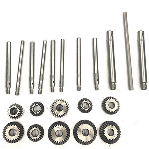 ATOZ.Toolstore 10x Cutter High Grade Carbon Steel Valve Seat & Face Set 21 Pieces for Engines Small Big