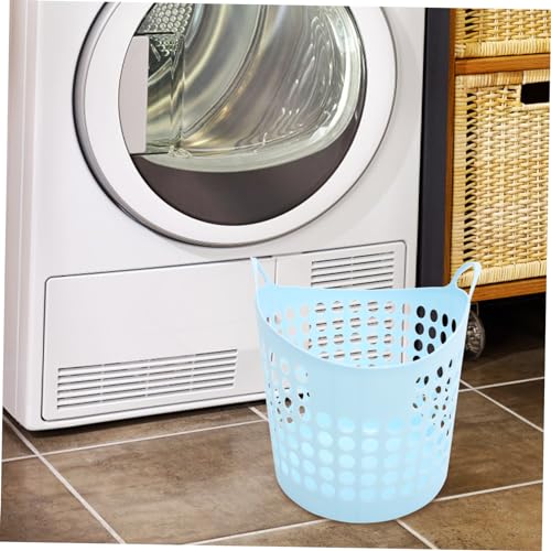 Panier à linge plastique robuste réutilisable avec poignées ergonomiques - 4