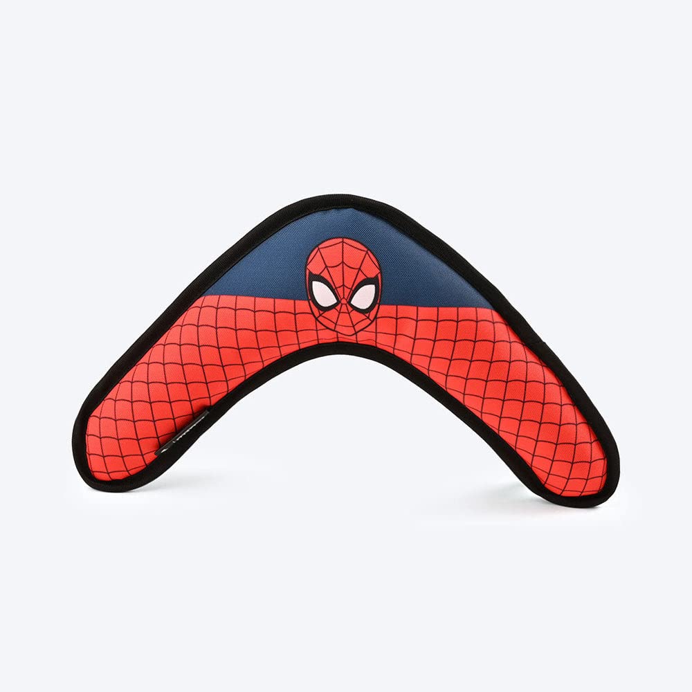 Heads Up For Tails HUFT Marvel Spiderman Frisbee Fetch Dog Toy - Red
