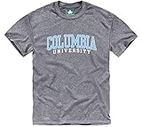 Ivysport Columbia University Lions Short-Sleeve T-Shirt, Classic, Charcoal Grey, Small