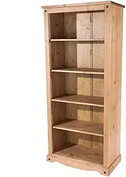 PDC Estante de Madeira com 5 Nichos Marrom Antique - Vintage - Estante - 80 cm x 178 cm x 42 cm