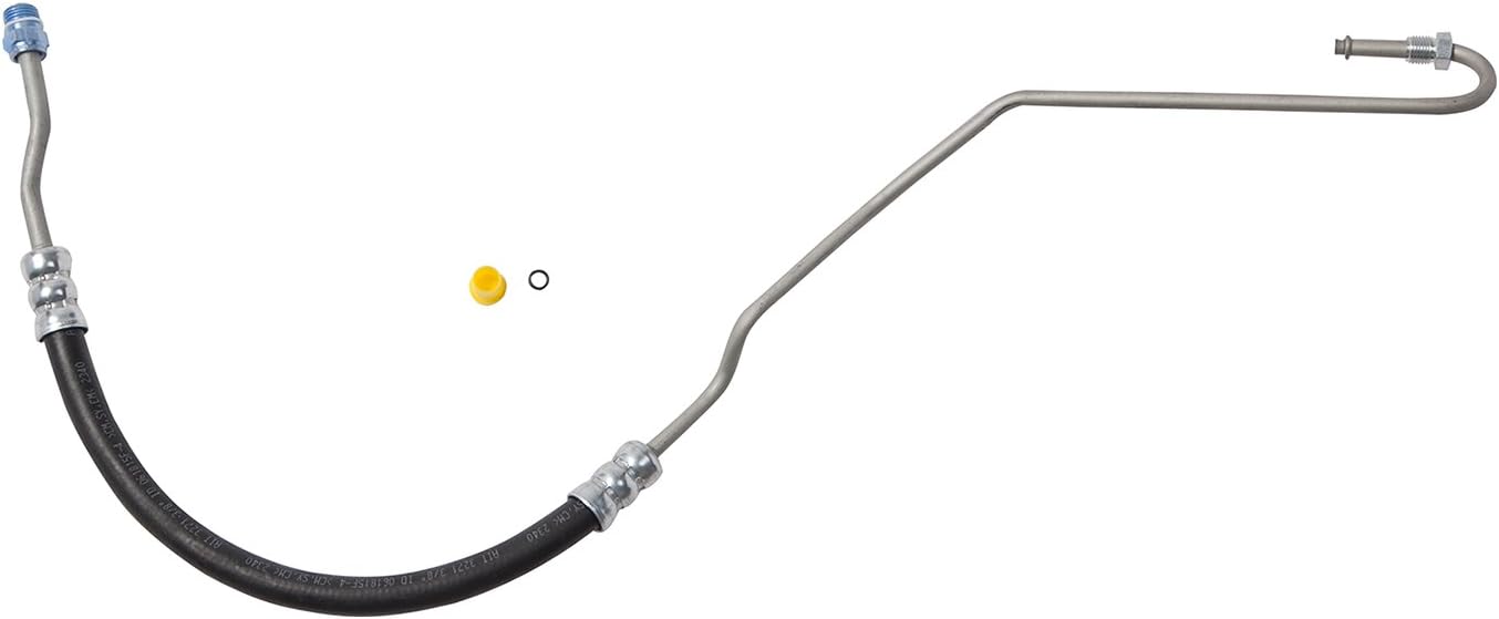 Plews & Edelmann 91966 Power Steering Pressure Hose: Replacement for - 2010-97 Ford E Series & Super Duty Vans V8 4.6L, 5.4L, V10 6.8L, Black