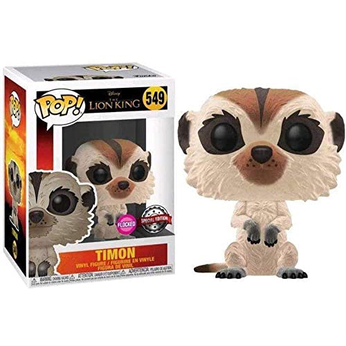 Funko Pop Disney: The Lion King (Live Action) - Timon (Flocked) [B&Amp;N Exclusive]