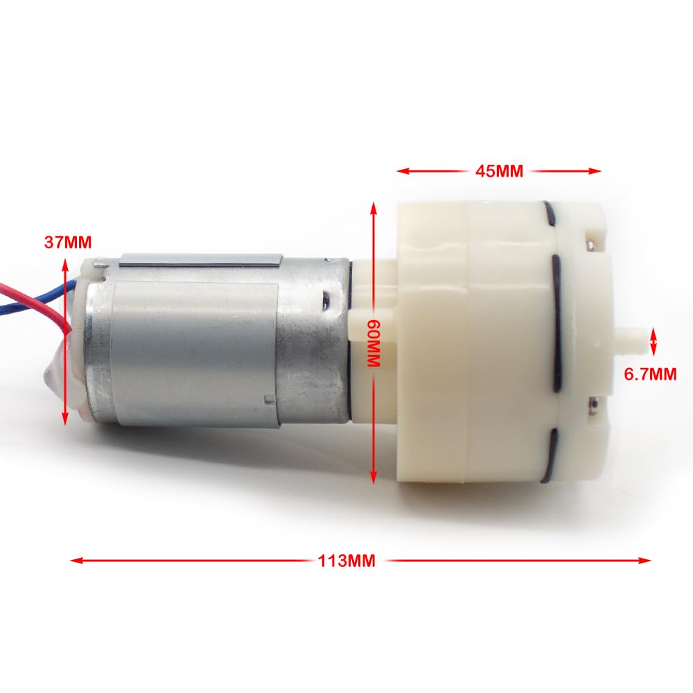 Amazon.co.jp: Jieotwice DC 12V ミニエアーポンプ 酸素ポンプ