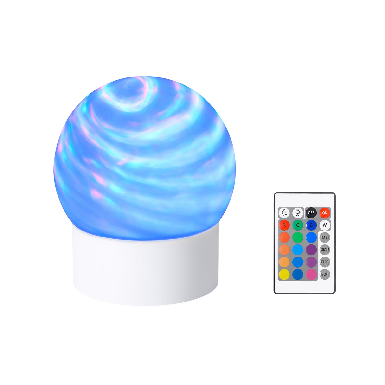 QIANSSE Galaxy Projector Night Light, 16 Colors Dynamic Atmosphere Lighting with Detachable Lampshad Sunset Lamp for Kids' Room Sensory Decor