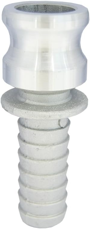 DicsaALE020 Camlock Type E, Aluminium, Male-Serrated Hose Shank, 3/4" x DN 20