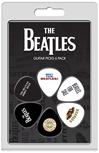 Perri’s Leathers LP-TB1 The Beatles Guitar Picks, 6-Pack - Les Beatles, Paul McCartney, John Lennon, RIngo Starr, George Harrison Perri's Leathers LP-TB1 The Beatles Guitar Picks, 6-Pack