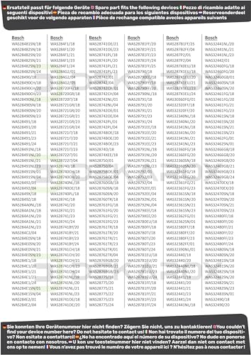 DEKAROX Verriegelungsrelais für Bosch Siemens 616876 00616876 613070 00613070 EMZ 881 68x67x30mm für Waschmaschinen wie EcoLogixx Maxx VarioPerfect Logixx Exxcel Extraklasse iQ500 iQ700