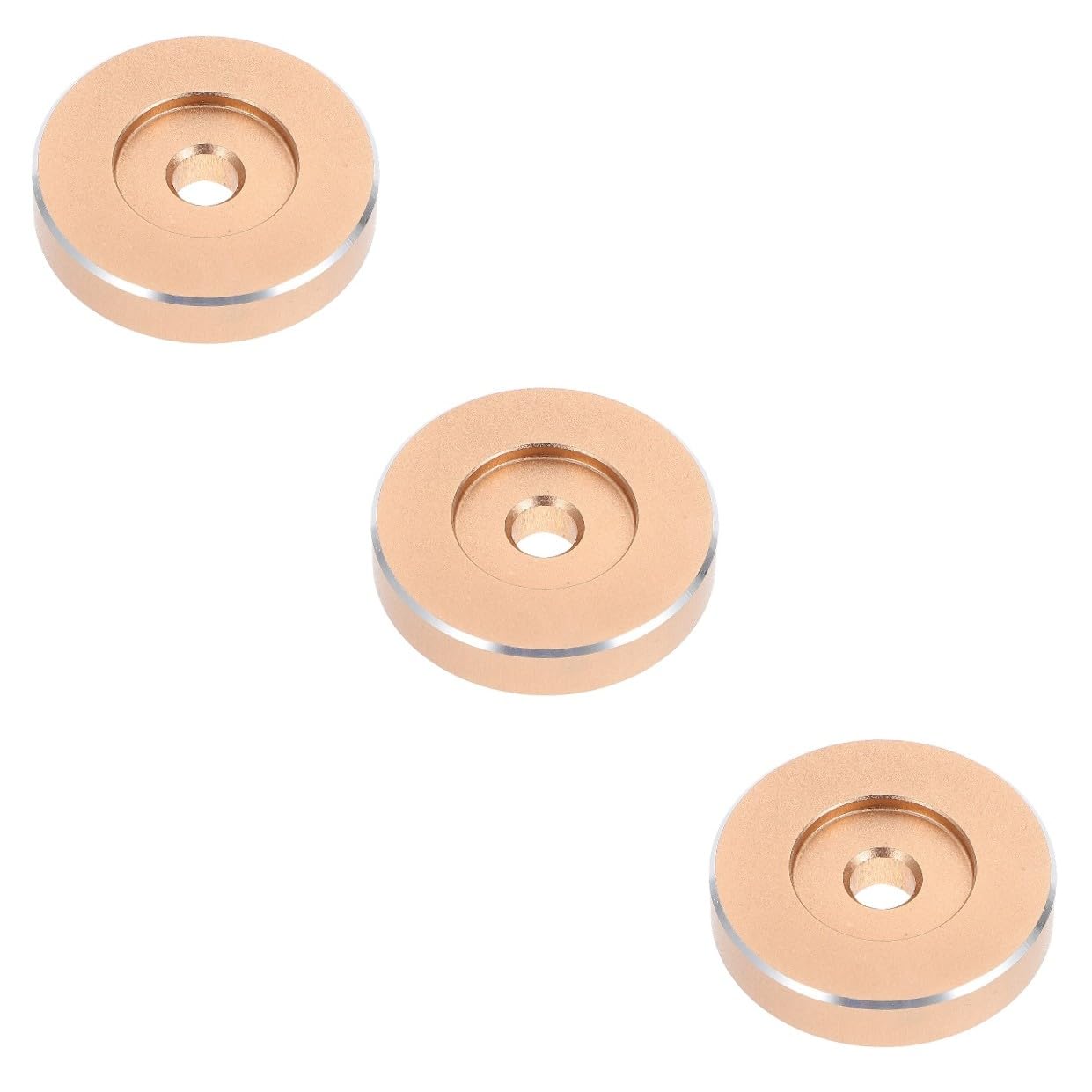 ARTIBETTER Adattatore Per Giradischi in Vinile Da 45 Pollici 3 Pezzi in Alluminio Design Leggero Per Migliorare Il Suono