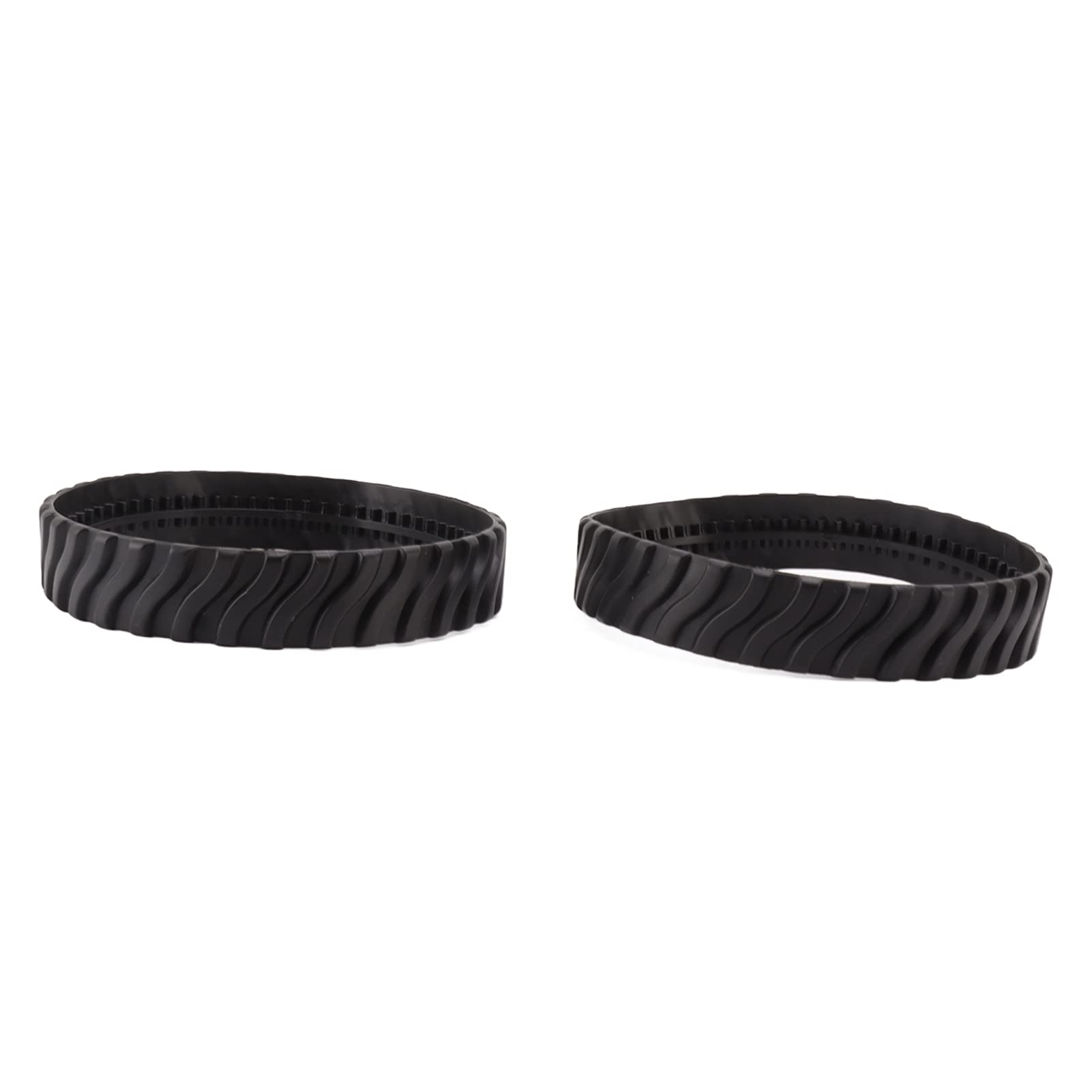 Bnineteenteam Chenilles de Roue pour Nettoyeur de Piscine, Caoutchouc Robuste avec Texture Ondulée Antidérapante pour MX8 MX6, 6,3 Pouces de Diamètre pour Aspirateurs Robots Creusés