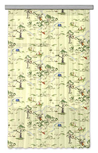 AG Design fcsl 7139 Disney Winnie l'ourson, Chambre d'enfant Voilage/Rideau, 1 Partie, Plastique, Multicolore, 140 x 245 cm