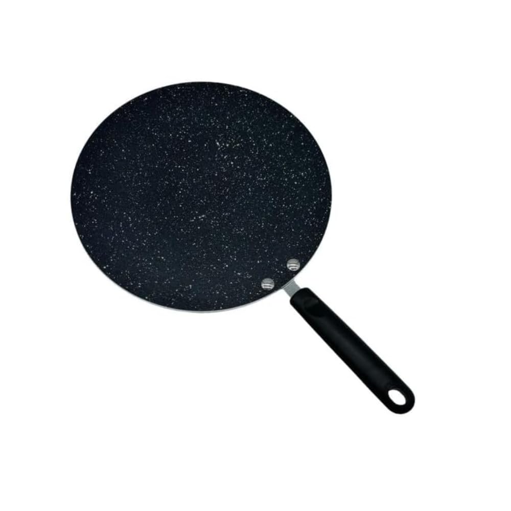 Bargain House Marble Non Stick Tawa Flat Skillet Roti Dosa Pan 26cm