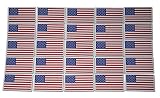 Small American Flag Patriotic Military Magnets Set Mini Rectangles in Classic Red, White, & Blue US