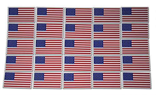 Set imanes pequeños bandera americana 25 piezas