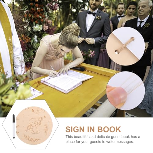 Libro de visitas para baby shower donde guardar mensajes de amor para tu bebé 8