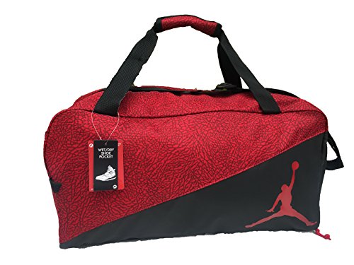 Nike Jordan Jumpman Sports Elemental Duffel Bag (Gym Red)