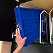 CleverMade Collapsible Storage Bins - Royal Blue 3 Pack 62L - Stackable Containers Heavy Duty Capacity Folding Crates - Space-Saving for Home