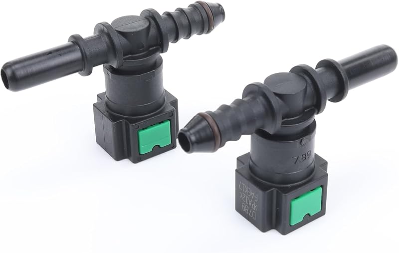 Conector rápido de combustível em T AC PERFORMANCE 5/16" com espigão – 2 unidades