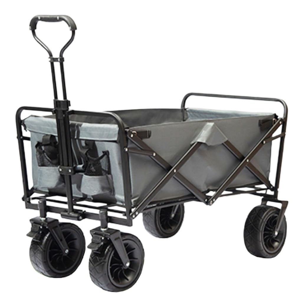 Fgjsfhrdtu G Portable Stall Picnic Trolley, Small Cargo Fishin Trailer Van(G)