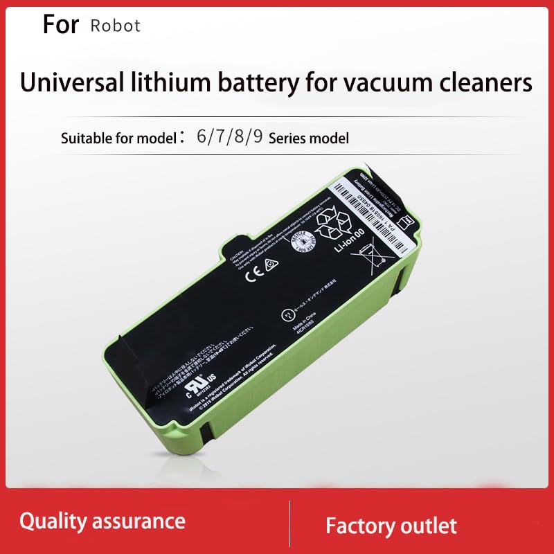 14.8V 6500mAh Iones de Litio Batería Repuesto de Compatible con For iRobot Roomba 600 700 800 900 Series 614 615 620 640 650 655 675 690 760 770 780 790 860 870 880 890 895 960 966 980 985