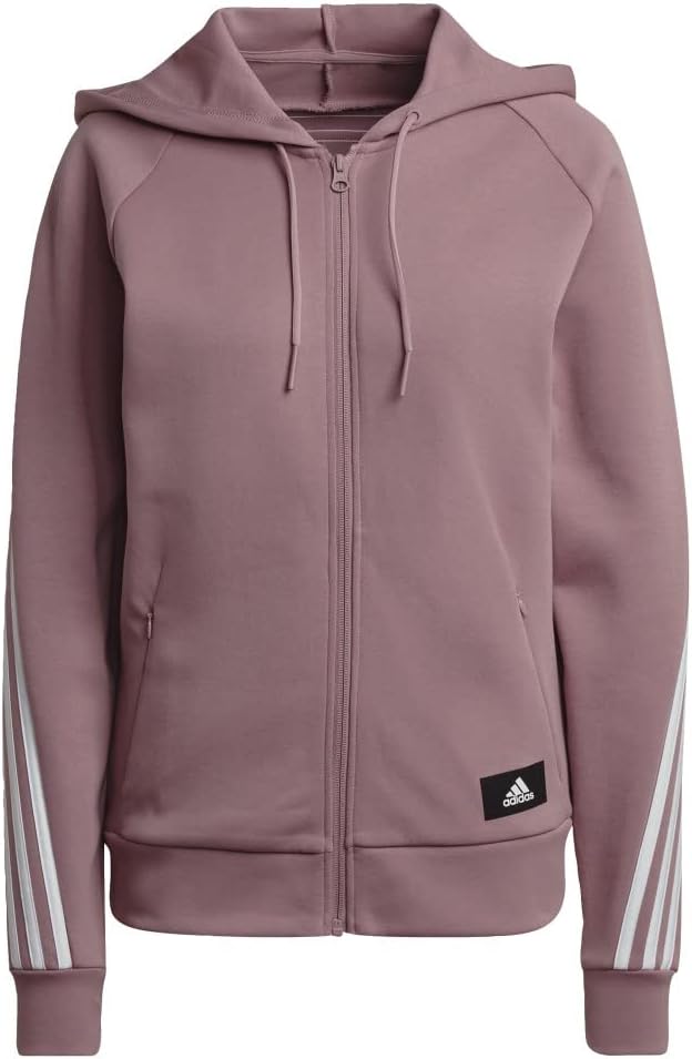 future icons 3 stripes hooded track top