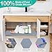 FORWOS Waterproof Under Sink Mat 34