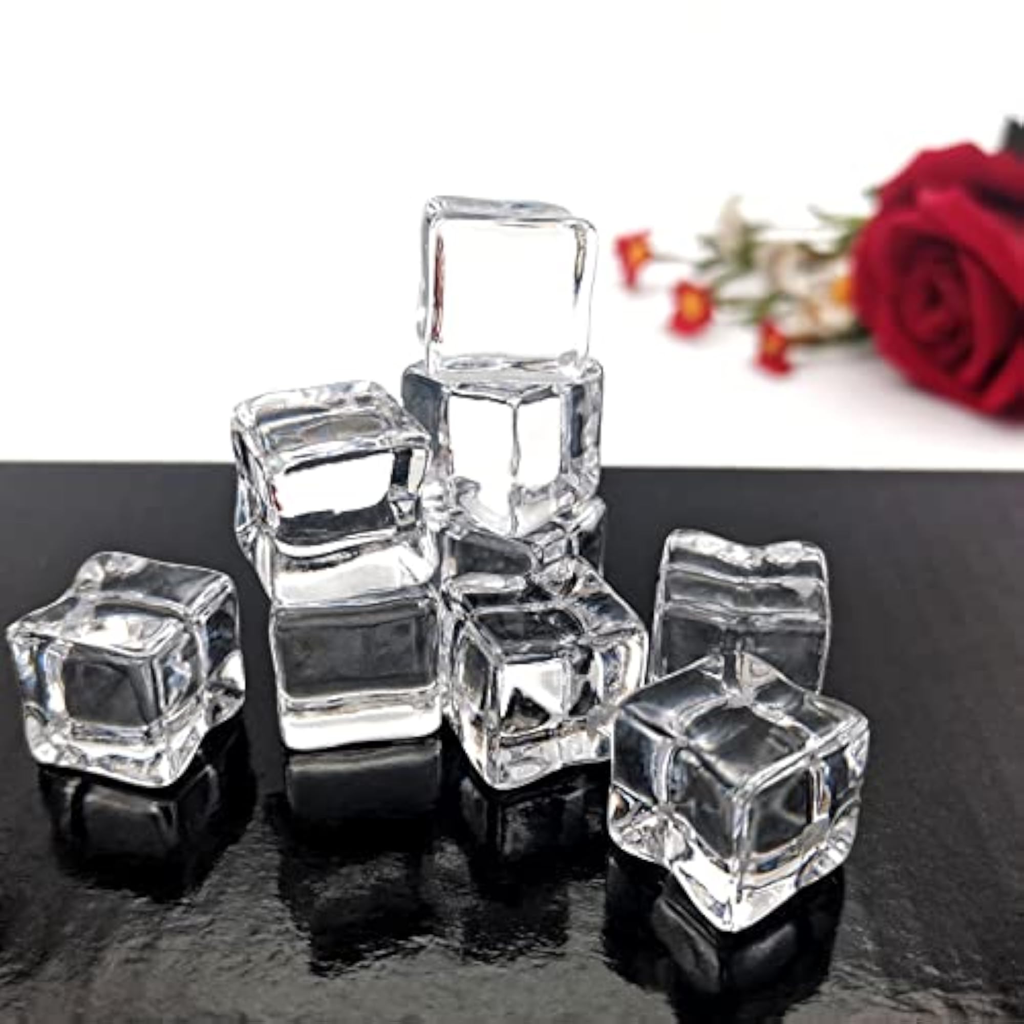 Fake Ice Cubes for Decoration and Photography
