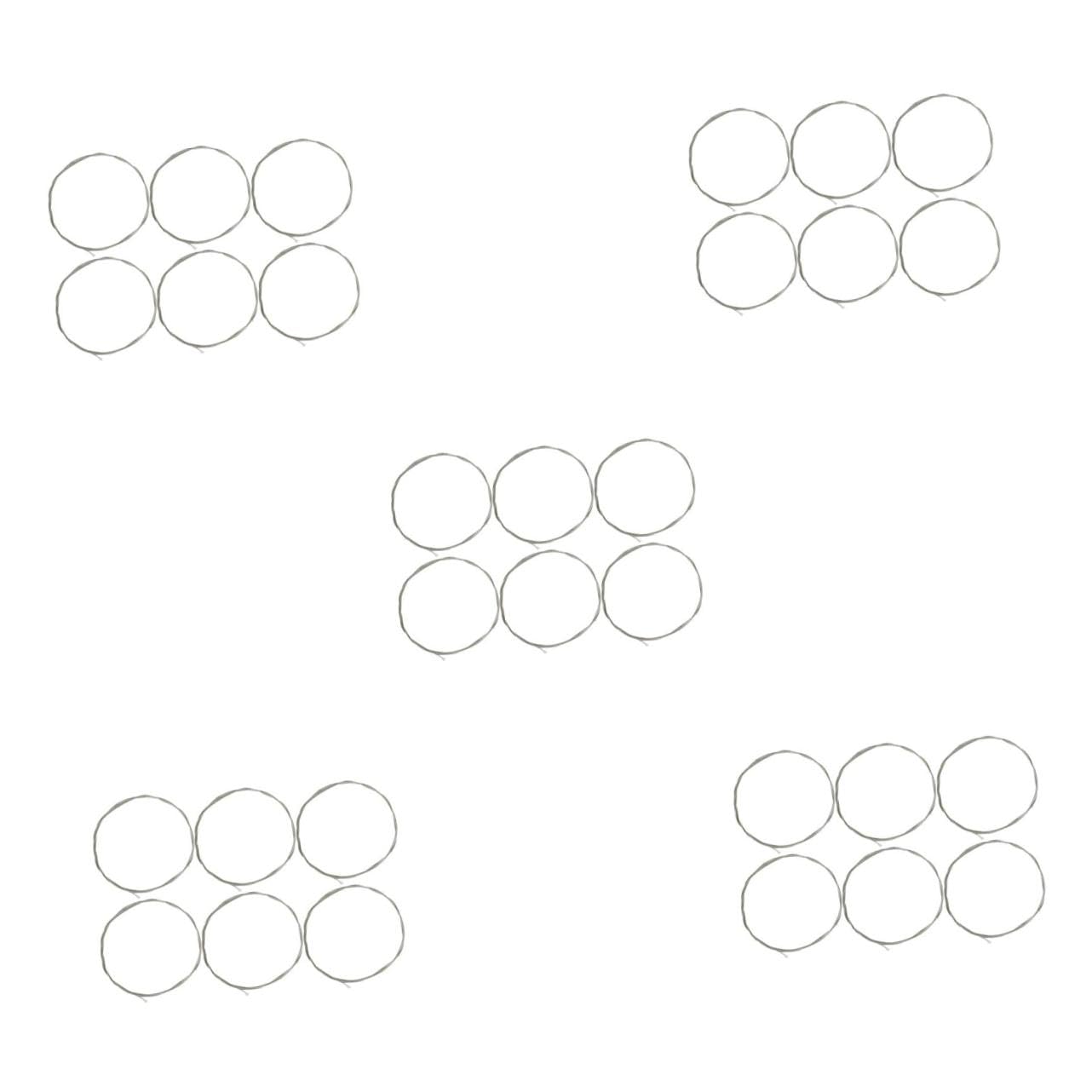 BESTonZON 5sets Corde Per Chitarra Acustica Inossidabile Corde Resistenti e Durevoli Per Musicisti e Appassionati Di Folk