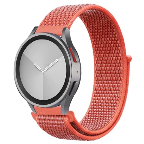 Bracelet boucle nylon respirant pour Samsung Galaxy Watch 4 et 6 44mm