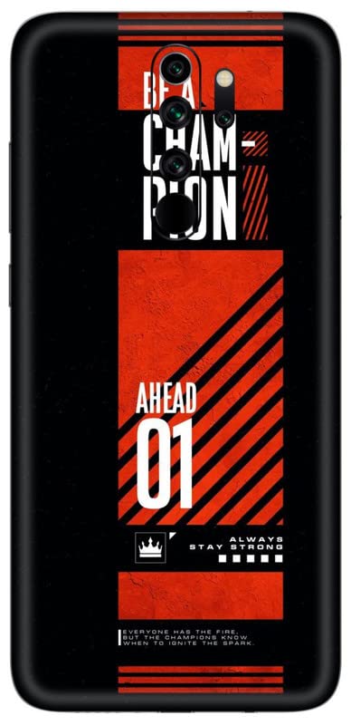 Image of Mobile Skin Sticker Compatible with Redmi Note 8 Pro Skin Not Back Cover, Camera & Back Protector Mobile Skin Wrap; Redmi Note 8 Pro-KE-358