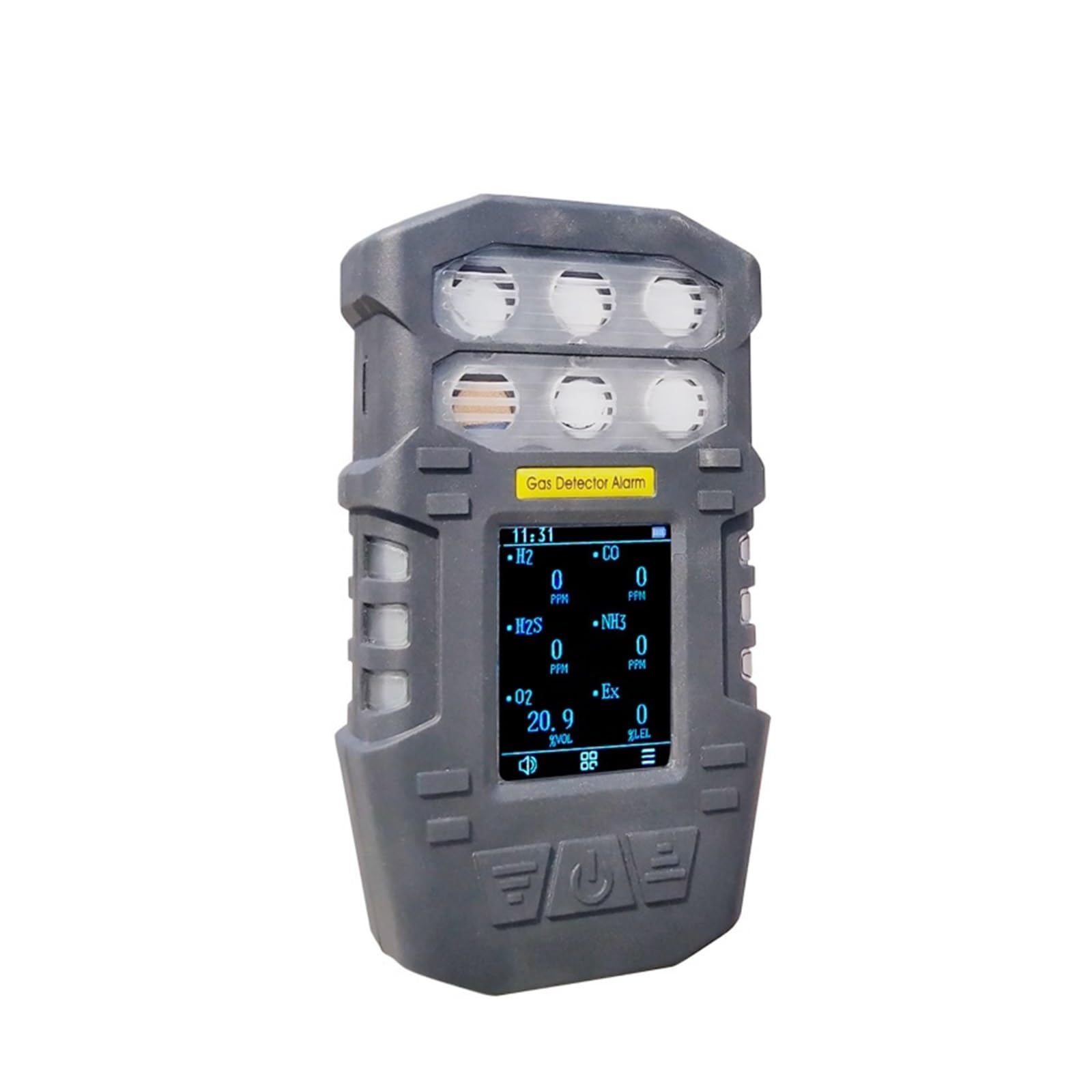 Analizador de Gases de Mano 6 en 1, medidor de Prueba de NOx, So2, H2s y Cl2 S318, LocalizacióN Precisa De Fugas