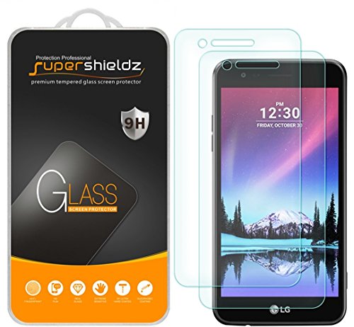 Supershieldz (2 Pack) Designed for LG Rebel 3 LTE Tempered Glass Screen Protector, Anti Scratch, Bubble Free