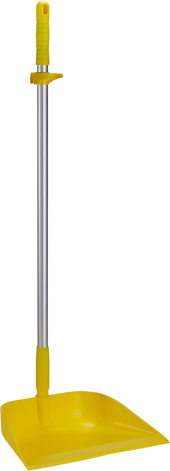 Vikan 56626 Upright Lobby Dustpan, Yellow