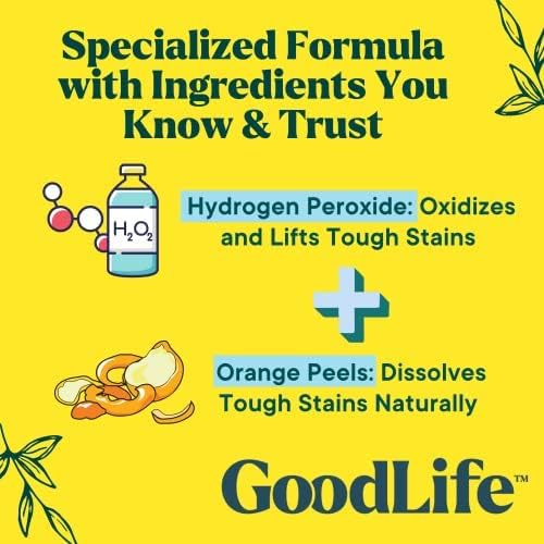 Miniatura 6 de Good Life Solutions Spray natural para eliminar olores y manchas de 16 onzas y removedor de manchas cítricas Oxy de 32 onzas, a base de plantas, sin
