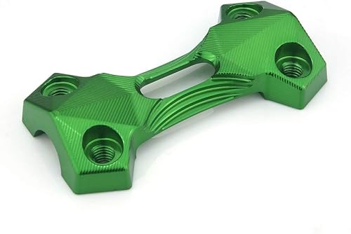 Miniatura 2 de Heinmo Motorcycle Aluminum Handle Bar Risers Top Cover Mount For Kawa' Z900 Z 900 2017 2018 (Green)
