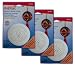 Plastic Canvas Globe 3-Pack - QuickShape® - 7 Count Mesh, Clear, Stitch Apart and Snap Together - Perfect for ornaments, craft and needlepoint projects