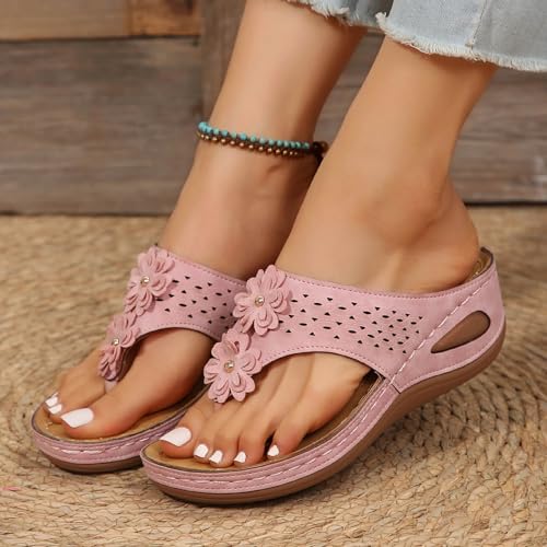 Sandales compensées mode plage été chaussures respirantes - 5