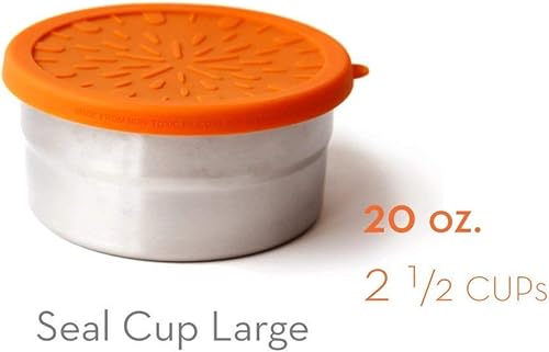 Miniatura 2 de Ecolunchbox Recipiente de almacenamiento de alimentos de acero inoxidable a prueba de fugas, grande