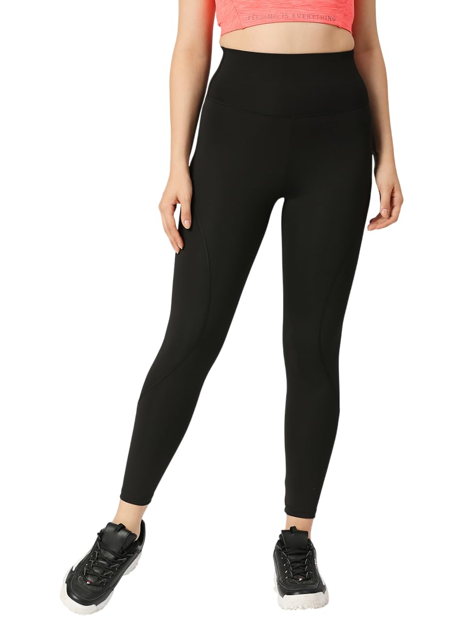 lovable Polyester Spandex Skinfit Ankle Length High Waisted Pant - Tights-picture-27