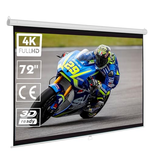 Pantalla de proyeccion Manual de 140 x 105cm, Luxscreen 72' Pulgadas