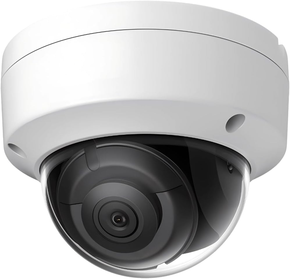 8MP 4K AcuSense PoE Dome IP Camera...