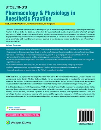 Image of Stoelting's Pharmacology and Physiology in Anesthetic Practice, South Asian ed