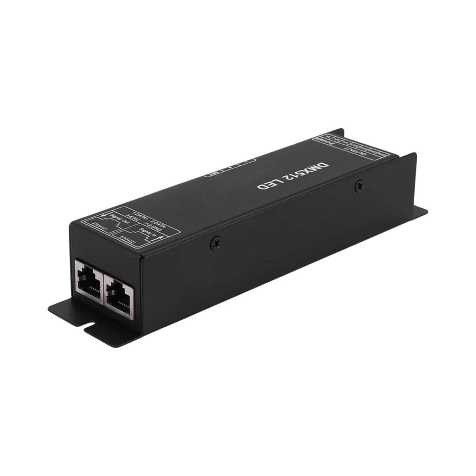 512 cyfrowy dekoder wyświetlacza, ściemniacz, sterownik DMX512, odpowiedni do taśm LED RGBW, taśmy świetlnej, Rj45