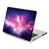 GMYLE Frosted Print Rubber Coated Hard Shell Case for MacBook Pro 13 inch - Galaxy Pattern