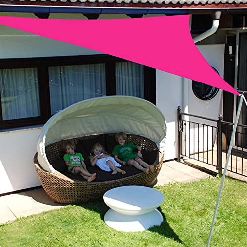 Auvent triangulaire imperméable 5x5m contre la chaleur du jardin